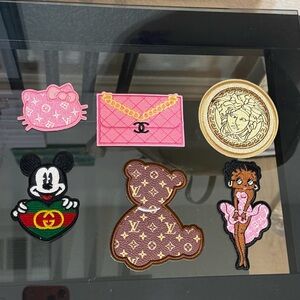 Designer-Inspired Embroidered Iron On Patches